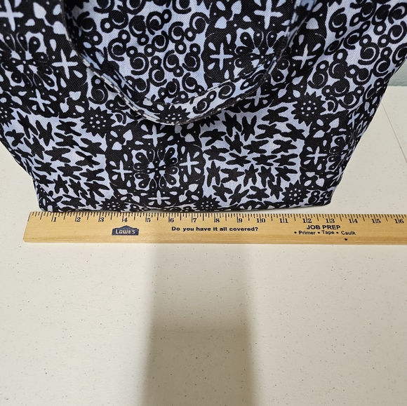 Estee Lauder navy blue & light blue patterned Lined tote Bag 🌺 - Picture 7 of 10